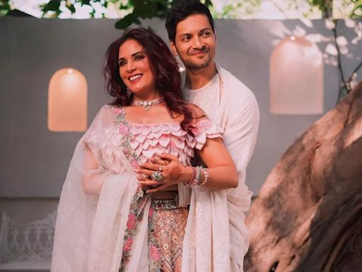 Richa Chadha Gets 'Misty-Eyed Looking' At Her And Ali Fazal's Dreamy Sangeet Pics And Videos