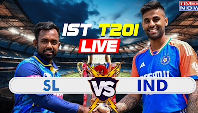 IND vs SL Live Score: 1st T20I Ball By Ball Live Score And Updates