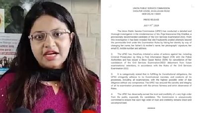 UPSC Comes Down Heavily On Puja Khedkar, Seeks Cancellation Of Candidature
