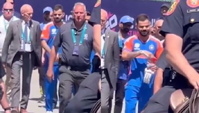 T20 World Cup 2024: US Cops, Police Horses & Bodyguards Provided To Superstar Virat Kohli In New York; Video