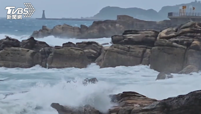 北海岸掀4米巨浪！憂潮境公園邊坡工程