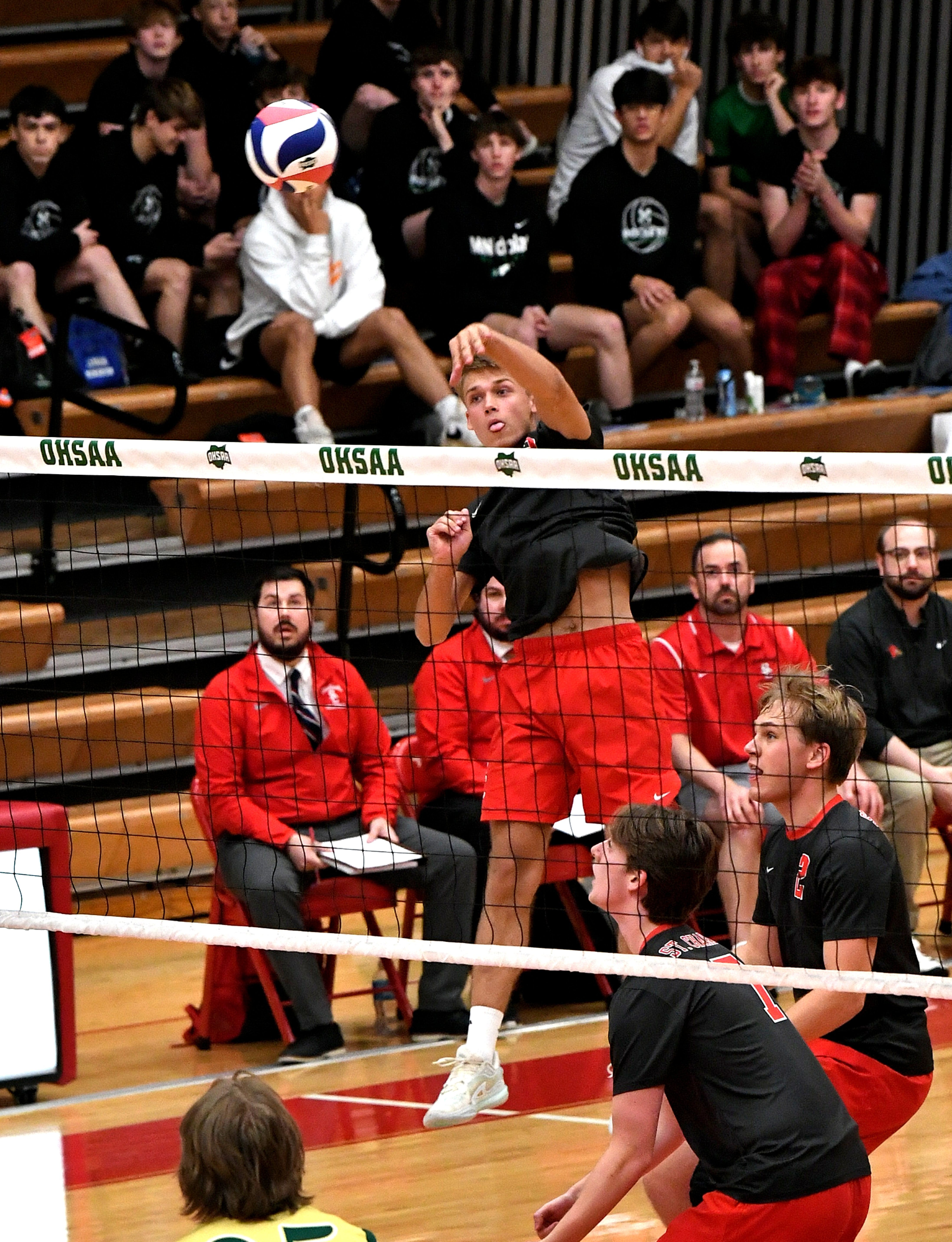 OHSAA boys volleyball: St. Charles sweeps St. Vincent-St. Mary in Division II state semi