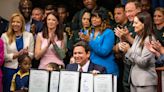 DeSantis blasts Congressional Republicans, Biden on the border at bill signing in Polk