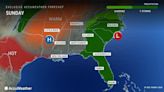 Damaging thunderstorms to jolt Gulf Coast states this weekend