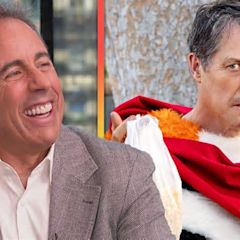 Jerry Seinfeld Shares What He and Hugh Grant Would Jokingly Fight About on the Set of 'Unfrosted' (Exclusive)