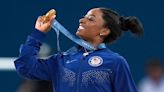 Simone Biles edges Brazil's Rebeca Andrade for 2nd Olympic all-around gymnastics title at Paris Games