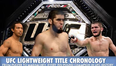 UFC lightweight title history: Jens Pulver, Islam Makhachev, Khabib, Conor and more