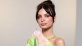 Emily Ratajkowski wears unusual ‘phallic’ top at Paris Fashion Week