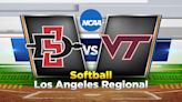 Virginia Tech softball wins Los Angeles Regional opener against San Diego State