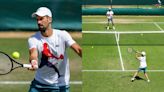 PHOTOS: Novak Djokovic warms up with son Stefan before Wimbledon match | Tennis.com