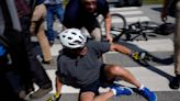 Biden falls off bike during Rehoboth Beach ride, says 'I’m good'