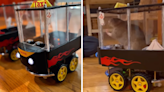 Rescue rats learn to drive tiny cars built just for them