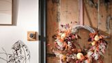 Sara Davies unveils homemade autumn wreath – and interior design pros share why they love its 'half-done' look