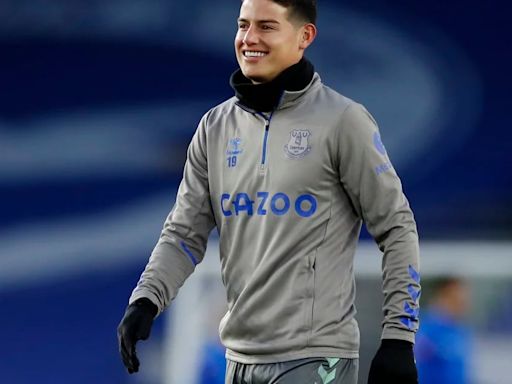 James Rodríguez ilusiona a los hinchas del Everton con un posible regreso