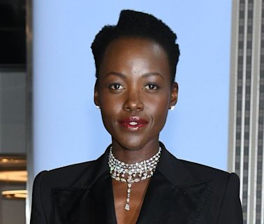 Lupita Nyong'o flashes her legs while promoting A Quiet Place: Day One