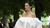 Kendall Jenner Wore the Mini-est of Mini Cloud Dresses in Paris
