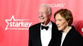 Former US President Jimmy Carter and wife Rosalynn Carter celebrate 76 years of marriage