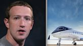 Mark Zuckerberg's private jet made 28 trips in just 2 months, emitting 17 times more carbon than the average American does in a year, report says