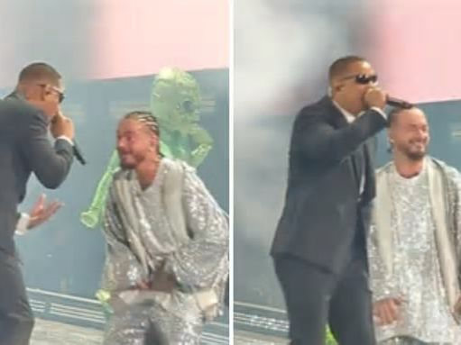 Will Smith 'Men in Black' al Coachella: l'esibizione a sorpresa con l'ex moglie Jada Pinkett ad applaudirlo