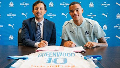 Mason Greenwood completes Marseille transfer; United secure hefty share on future sale