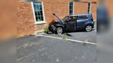 4 hospitalized after 4-vehicle crash in Miami County; SUV hits church’s wall