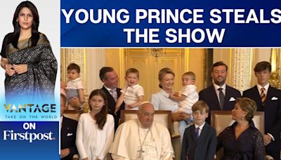 Pope Francis Shares Adorable Moment with Luxembourg Prince