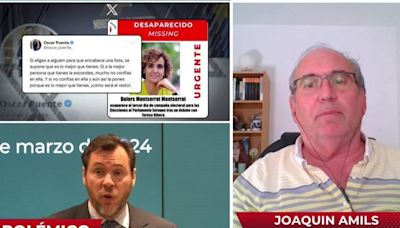 El presidente de 'SOS Desaparecidos', sobre Óscar Puente, tras usar su plantilla para hablar de Dolors Montserrat: "Demuestra poca capacidad neuronal"