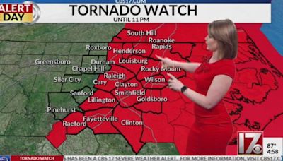 NC tornado watch canceled after severe thunderstorms hit