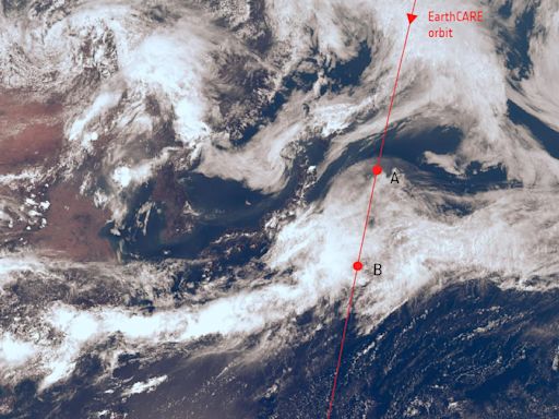 Satellite image sheds light on how ice and snow in clouds turn into rain