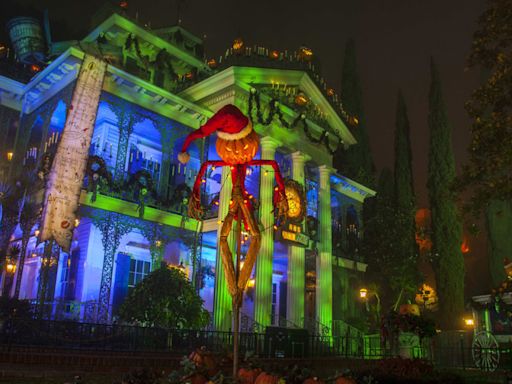 Disneyland's Haunted Mansion reopens in holiday mode after 6-month refurbishment