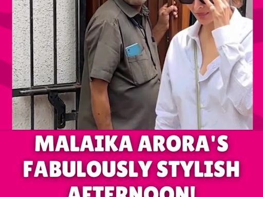 Malaika Arora Showcases A Blend Of Chic Fashion And Effortless Charm! | Entertainment - Times of India Videos