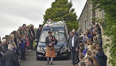 ‘You are an angel among the brightest stars,’ father of Abbigael Tournié Moore (8) tells mourners of mother and daughter killed in Mayo crash