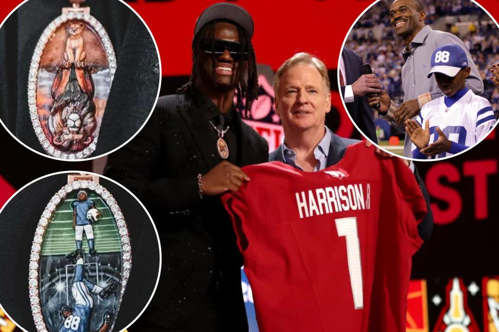 The special meaning behind Marvin Harrison Jr.’s ‘Lion King’ chain at 2024 NFL Draft