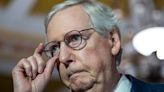 Senator Mitch McConnell freezes while speaking in Kentucky