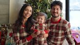 Val Chmerkovskiy and Jenna Johnson Spend First Christmas with Son Rome and Both Their Families