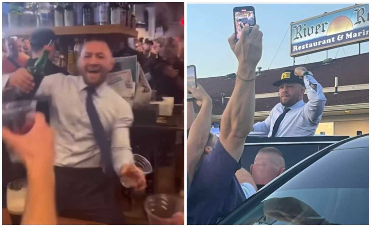 Conor McGregor Visits Total Wine In River Edge, Serves Pints At Jersey Shore Bar