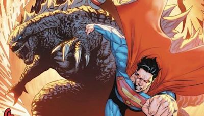 Superman leva uma surra de um famoso monstro da cultura pop