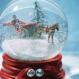 Sleigh-Ride Snow Globe | Martha Stewart