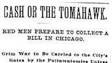 The 1833 Treaty of Chicago forced Native Americans off their land, but legal disputes continued for years