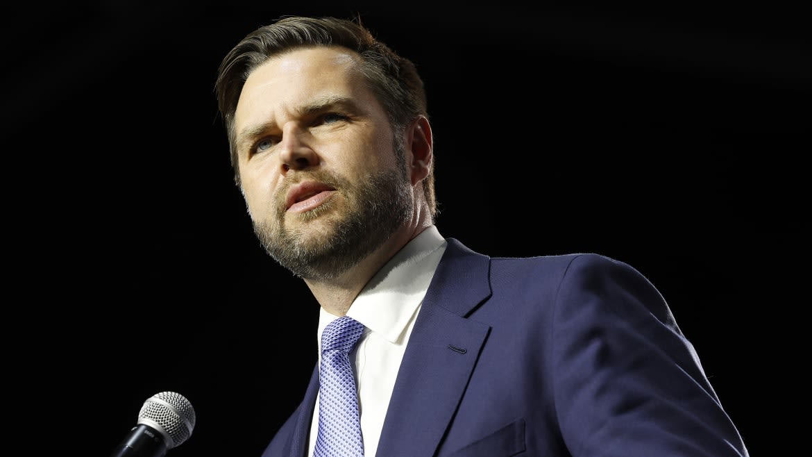 J.D. Vance Says ‘Antisemitism’ Behind Tim Walz Pick as Harris Running Mate