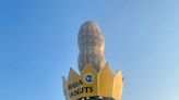 The Big Peanut once again reigns at the roadside in Georgia, after hurricane felled earlier goober