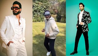 Amitabh Bachchan shares his goofy running video, Ranveer Singh and Ayushmann reacts