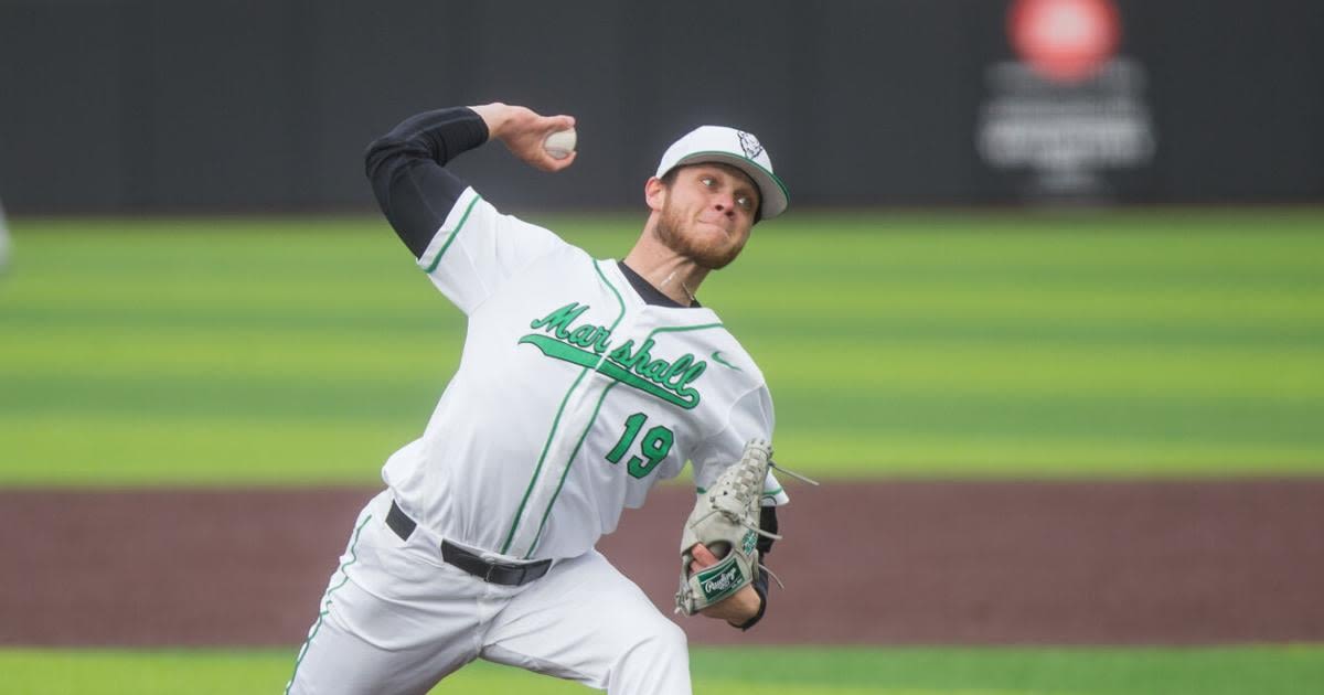 Marshall baseball: Harlow is gold on the mound for solid Herd staff