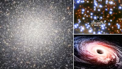 Huge black hole 8,200 times the size of the Sun is discovered