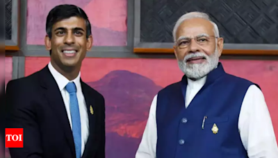 'Thank you for ...': PM Modi's message for outgoing UK PM Rishi Sunak | India News - Times of India