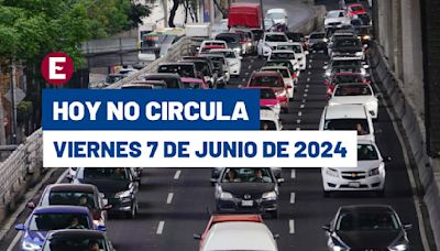 ¿Qué autos descansan? Hoy No Circula para este viernes 7 de junio en CDMX y Edomex