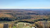 Copper Peak ski jump in the U.P. offers one of the best fall colors views in the Midwest