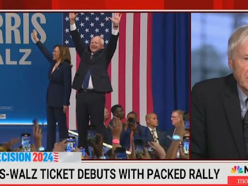 ‘She Was John Wayne Last Night!’ Chris Matthews Bursts on MSNBC with Praise for Kamala Harris Philadelphia Rally