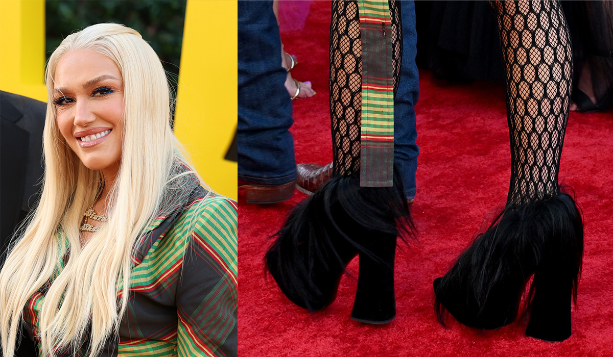 Gwen Stefani Brings Punk to the Red Carpet in Furry Vivienne Westwood Boots at ‘The Fall Guy’ Premiere