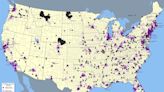 Map of US claims to show areas most at risk of being targeted in nuclear war